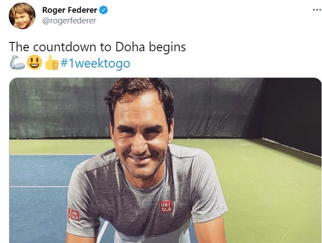 Federer thông báo ngày tái xuất trên Twitter