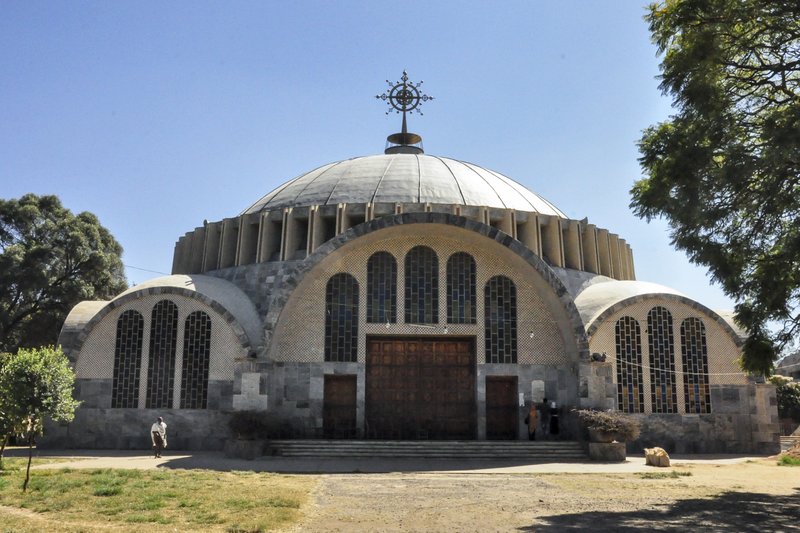 Nhà thờ St. Mary ở Axum.