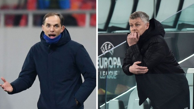 Tuchel bất phân thắng bại với Solskjaer trong quá khứ