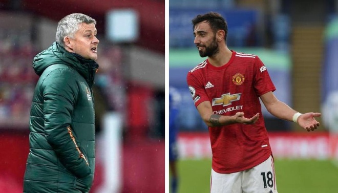 Solskjaer ca ngợi tinh thần chiến đấu của Bruno Fernandes