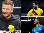 Bóng đá - Beckham lại mời Ronaldo đá chung đội với Messi, bạn gái CR7 &quot;lột đồ&quot; đầy bất ngờ