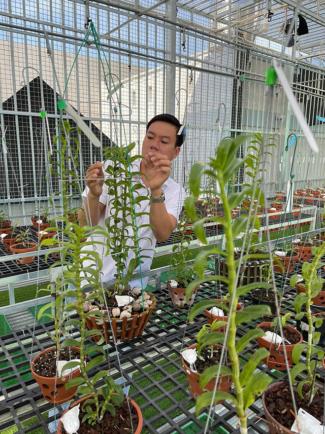Nghệ nhân Hồng Quân: Bỏ công việc kinh doanh để trồng lan đột biến - 1