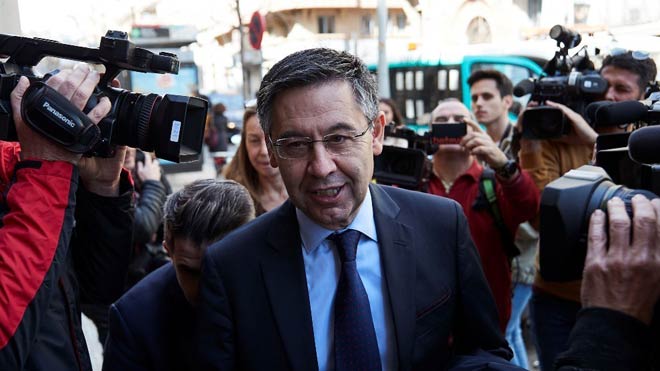 Bartomeu được tại ngoại sau khi sử dụng quyền im lặng ở phiên tòa ngày 2/3