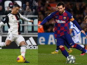 Bóng đá - Messi không thèm tập vẫn đá phạt giỏi, Ronaldo &quot;sút 66 vào 1&quot; gây sốc