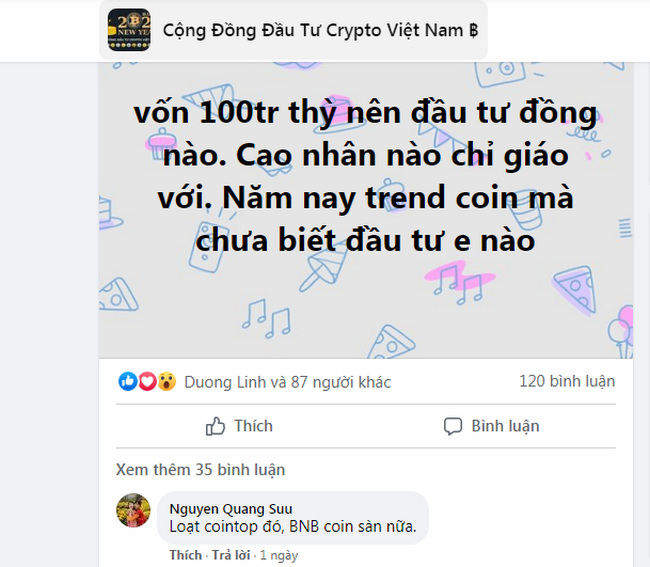 Ngày càng có nhiều người tìm hiểu đầu tư coin dù không được pháp luật bảo vệ - Ảnh Chụp màn hình