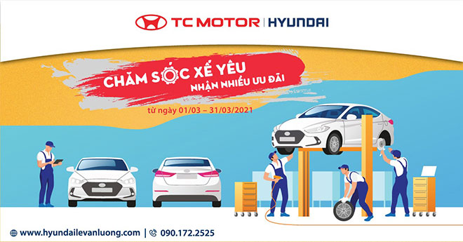 Hyundai Lê Văn Lương khuyến mãi dịch vụ tháng 3 - 1