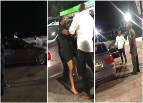 Người đàn ông đòi xe sang BMW từ người tình sau khi bị "đá". (Ảnh cắt từ clip)