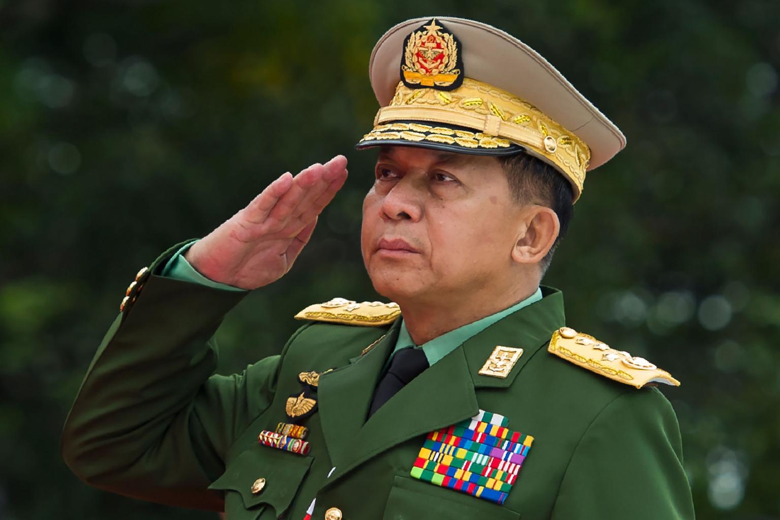 Thống tướng Min Aung Hlaing, người đứng sau cuộc binh biến ở Myanmar.