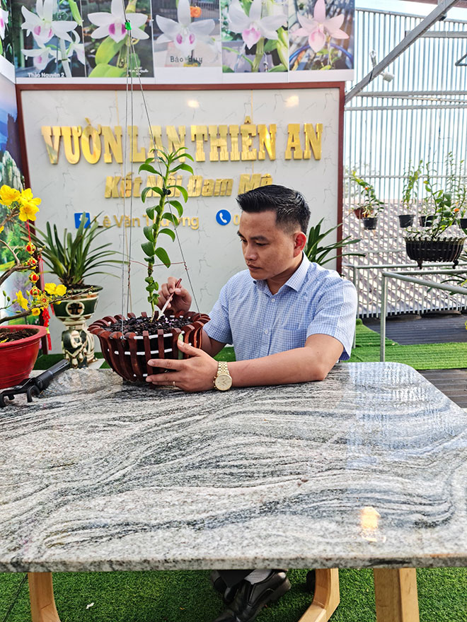 Lê Văn Thường và ‘ván cược’ với hoa lan của chàng công chức Đắk Nông - 1
