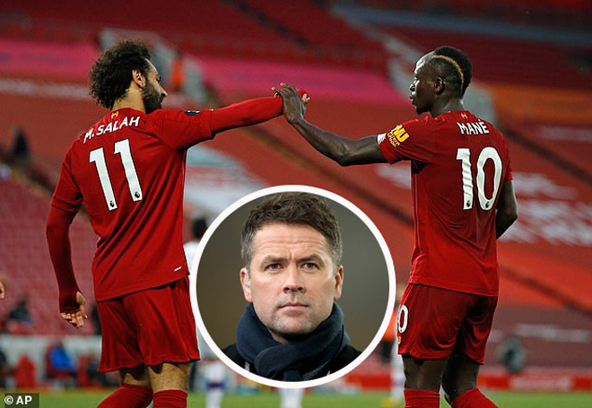 Michael Owen đặt đấu hỏi về mối quan hệ thực sự của Salah và Mane