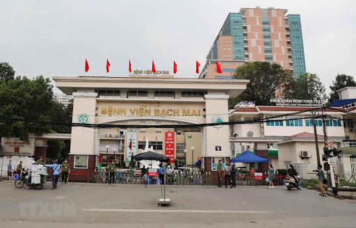 Bệnh viện Bạch Mai. (Ảnh: TTX).