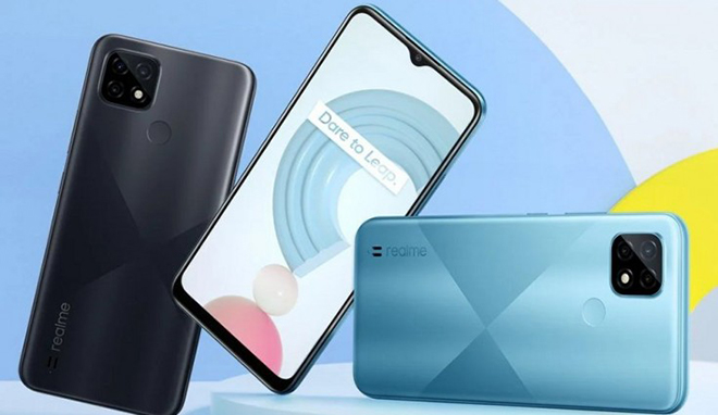 Hai phiên bản màu của&nbsp;Realme C21.