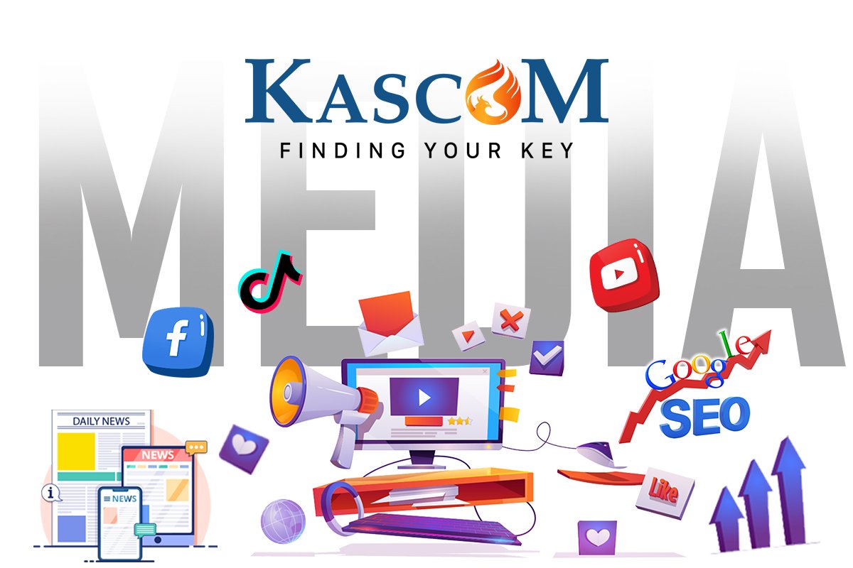 Kascom Media cung cấp đầy đủ các dịch vụ truyền thông từ truyền hình, báo chí đến fanpage, website…