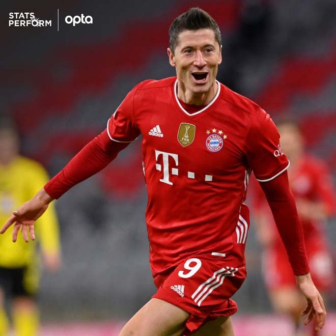 Lewandowski lại ghi bàn cho Bayern Munich để gieo sầu cho đội bóng cũ Borussia Dortmund