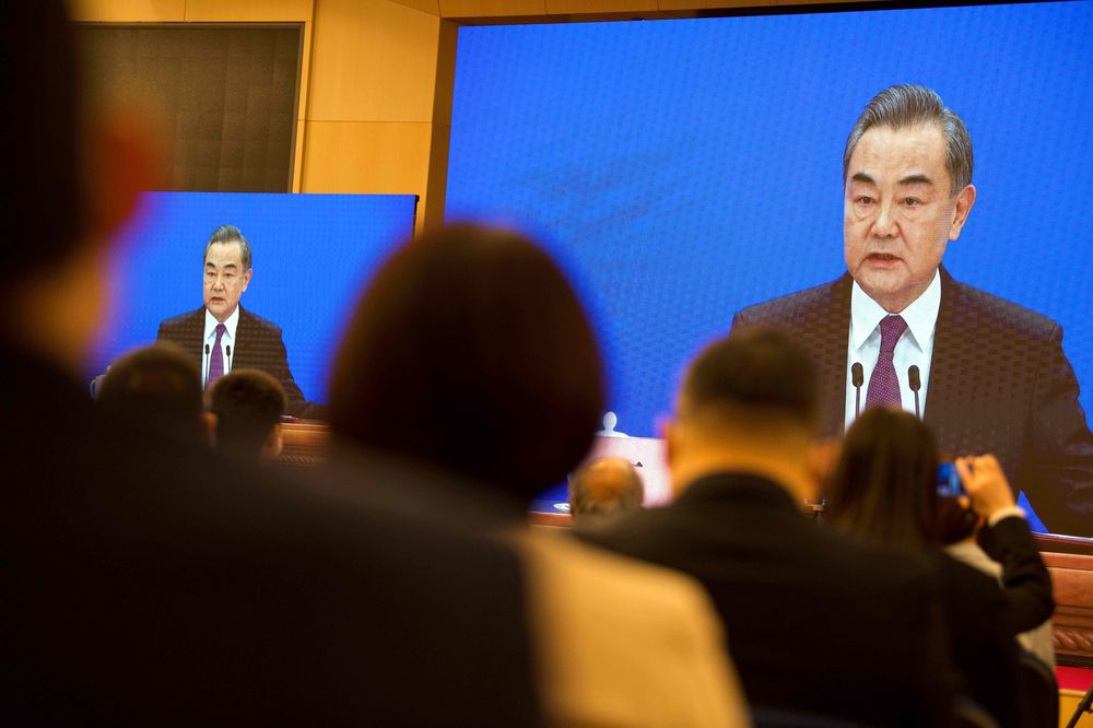 Ngoại trưởng Trung Quốc Vương Nghị phát biểu trong cuộc họp báo thường niên ngày 7.3.