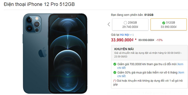 Top smartphone giảm giá nhiều nhất dịp 8/3 - 1