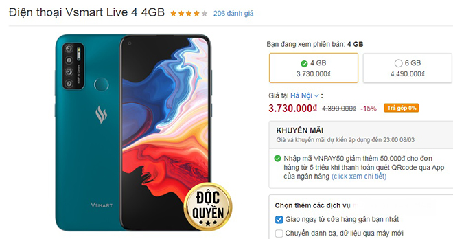 Top smartphone giảm giá nhiều nhất dịp 8/3 - 7