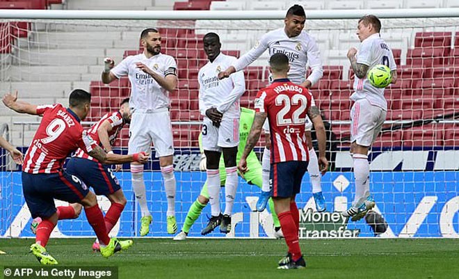 Trực tiếp bóng đá Atletico Madrid - Real Madrid: Siêu kịch tính cuối trận (Hết giờ) - 1