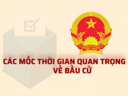 Tin tức trong ngày - 15 mốc thời gian quan trọng trong triển khai công tác bầu cử