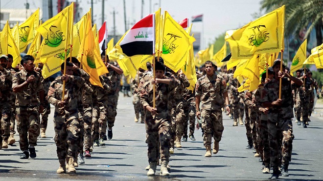 PMU là lực lượng bán quân sự tham gia chiến đấu chống IS ở Iraq.