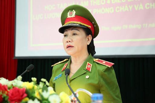 Trung tướng Trần Thị Ngọc Đẹp.