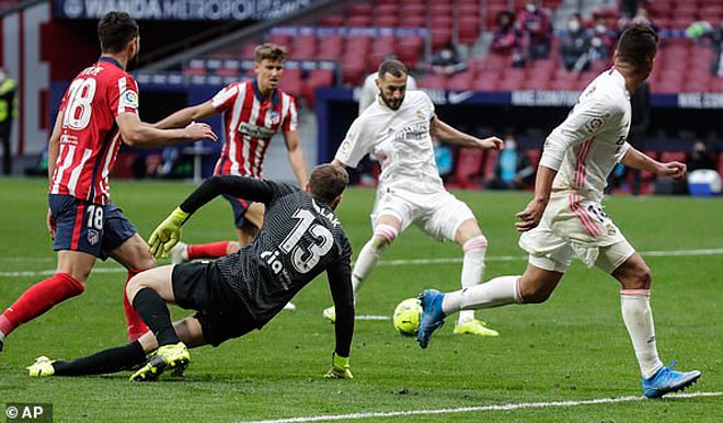 Trực tiếp bóng đá Atletico Madrid - Real Madrid: Siêu kịch tính cuối trận (Hết giờ) - 3