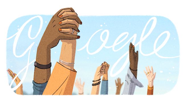 Doodle mới của Google nhân ngày Quốc tế Phụ nữ 8/3.