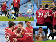 Bóng đá - MU hạ Man City: Báo Anh chúc mừng &quot;Quỷ đỏ&quot;, ví Luke Shaw như Roberto Carlos