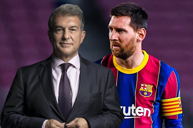 Messi sẽ ở lại vì Laporta?