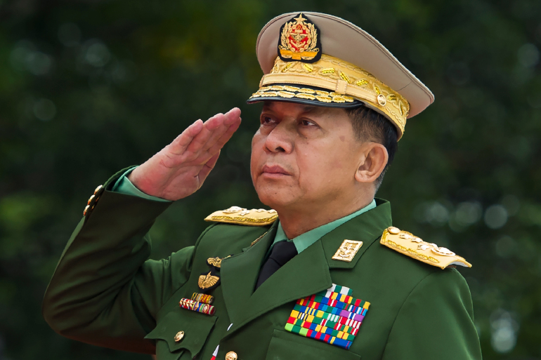 Thống tướng Min Aung Hliang là người lãnh đạo đất nước Myanmar sau đảo chính.
