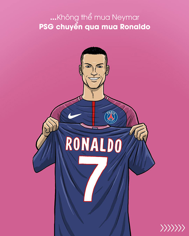 Có khả năng Ronaldo đã gia nhập PSG sau khi rời Real.