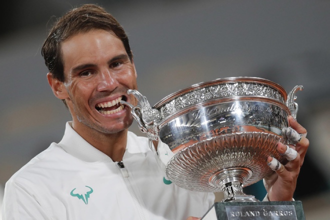 Nadal thống trị tuyệt đối Roland Garros với 13 chức vô địch