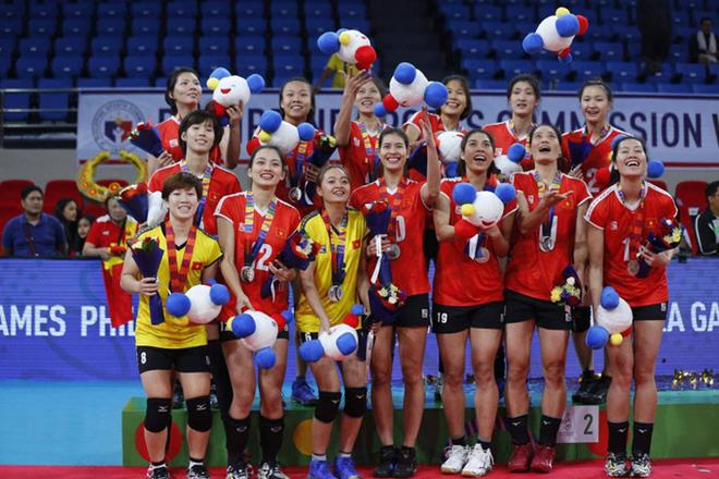 Đội tuyển bóng chuyền nữ quốc gia đặt mục tiêu tối thiểu tại SEA Games tới là bảo vệ tấm HCB.