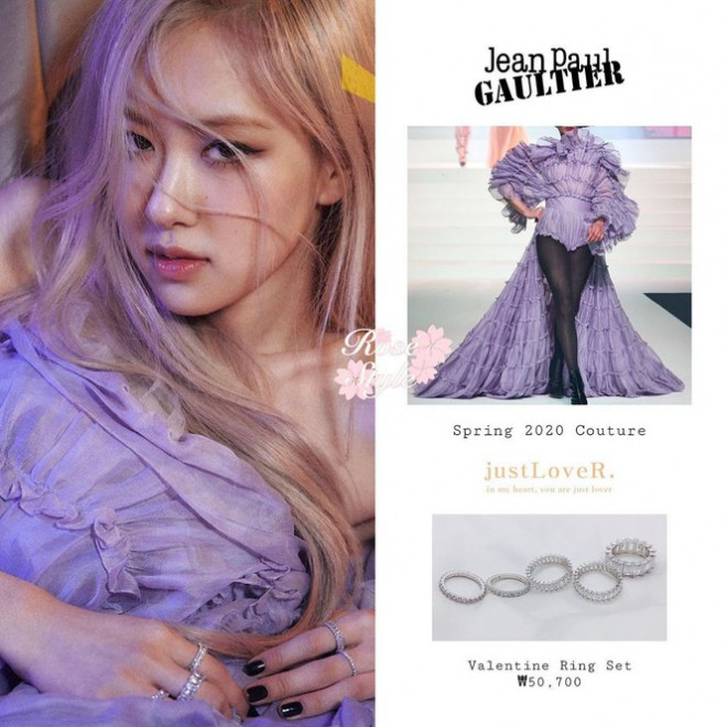 Rosé (Blackpink) diện đầm của Công Trí - VnExpress Giải trí