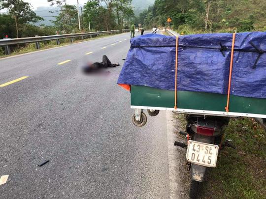 1 thanh niên chết bất thường cạnh xe máy ở Quảng Nam - 1
