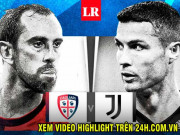 Bóng đá - Trực tiếp bóng đá Cagliari - Juventus: Ronaldo lập hat-trick ngay trong hiệp 1