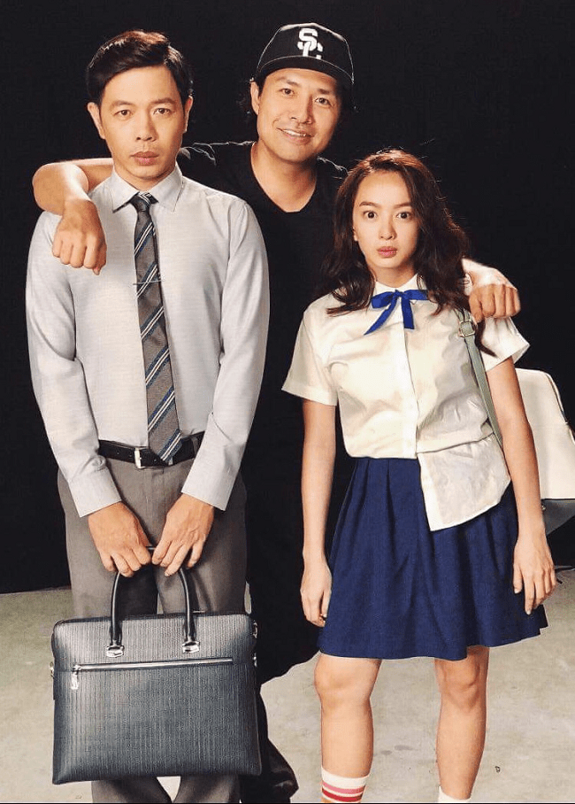 Năm 2019, Kaity Nguyễn hợp tác cùng 'ông hoàng phòng vé' Thái Hòa trong bộ phim Hồn papa, da con gái.
