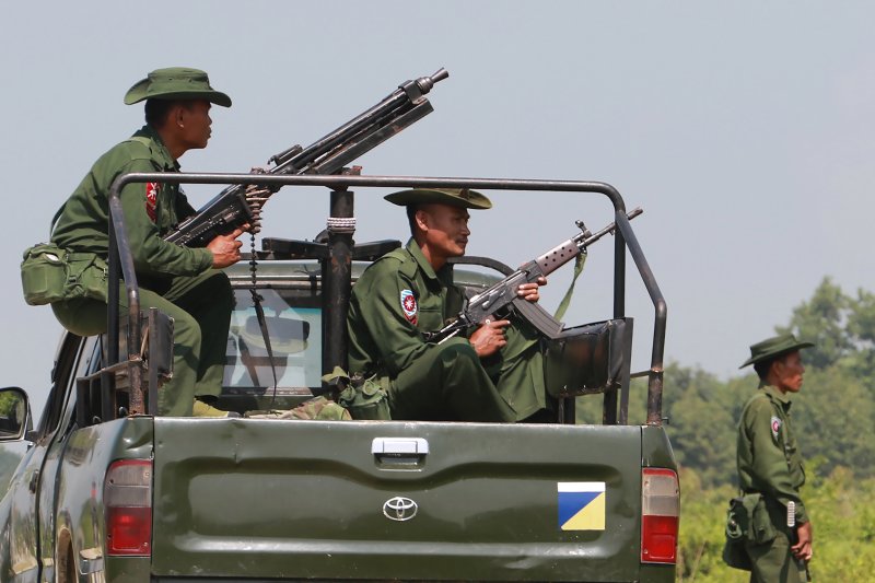 Chính quyền quân sự Myanmar tuyên bố thiết quân luật ở 2 quận thuộc thành phố Yangon sau khi có nhiều người biểu tình thiệt mạng hôm 14/3. Ảnh minh họa: Getty