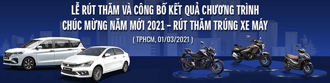Kết quả bốc thăm chương trình “Chúc mừng năm mới – Rút thăm trúng xe máy” của Suzuki - 1