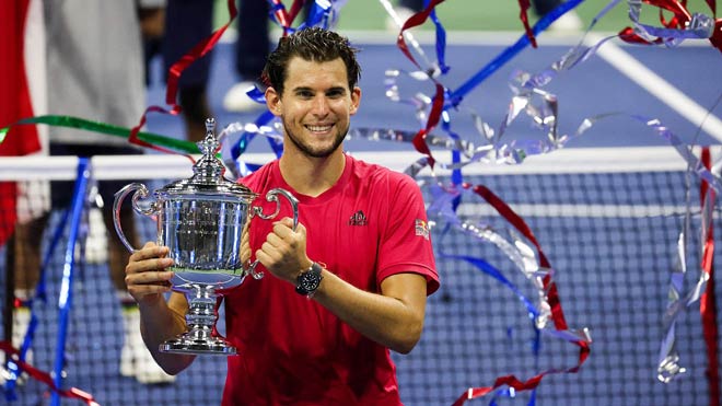 Thiem đăng quang chức vô địch đơn nam US Open năm ngoái