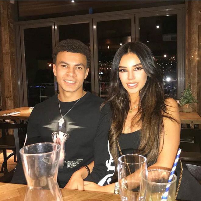 Dele Alli và bạn gái người mẫu Ruby Mae