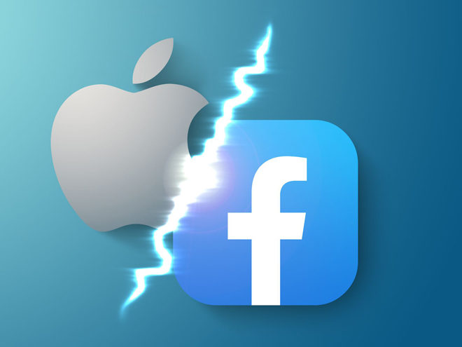 "Cuộc chiến" giữa Apple và Facebook vẫn chưa đi đến hồi kết.