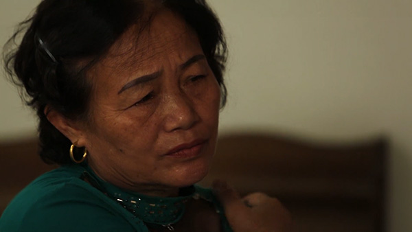 Cô Ninh Thị Thuận, 64 tuổi, xóm Làng Bầu, xã Phấn Mễ, huyện Phú Lương, Thái Nguyên