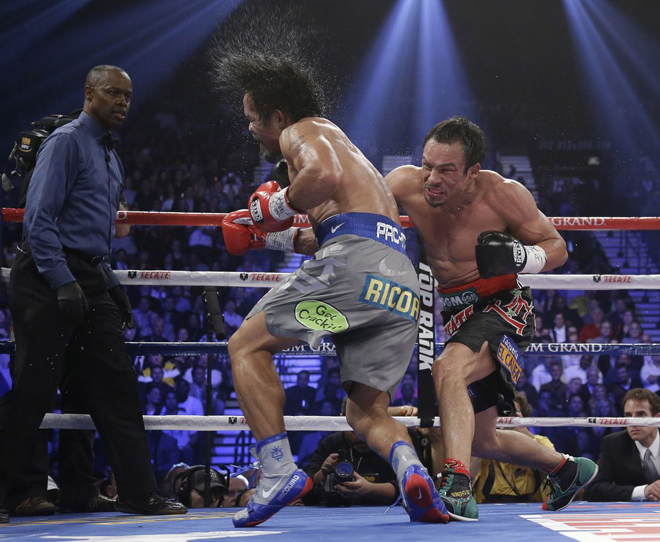 Cựu võ sĩ Mexico hạ đo ván Pacquiao ở trận đấu diễn ra năm 2012