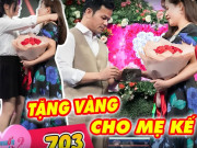 Bạn trẻ - Cuộc sống - Con gái dắt ba đi tìm vợ mới, lên sân khấu đeo vàng tặng &quot;mẹ kế&quot;