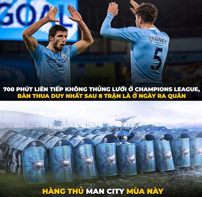 Hàng thủ vững chãi, Man City mơ cúp châu Âu.