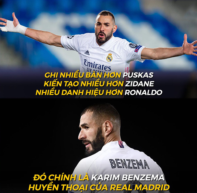 Benzema vẫn đang miệt mài tỏa sáng ở Real sau khi Ronaldo rời đì.