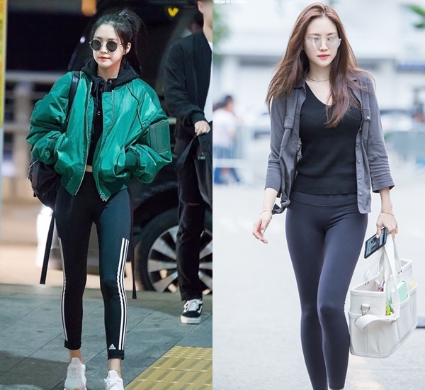 "Nữ thần legging" Na Eun (A Pink) từng tạo nên cơn sốt thời trang&nbsp;bó chẽn vì những chiếc quần được cô chưng diện đều nhanh chóng cháy hàng&nbsp;trên các&nbsp;trang mạng bán trực tuyến.