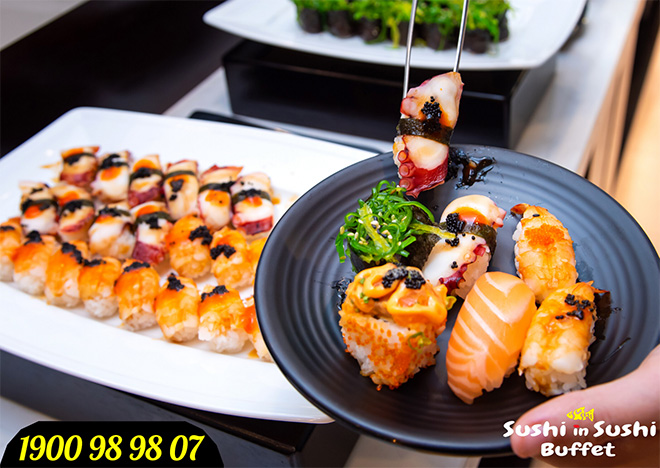 Sushi in Sushi - buffet sushi thả ga giá chỉ từ 199.000đ - 1