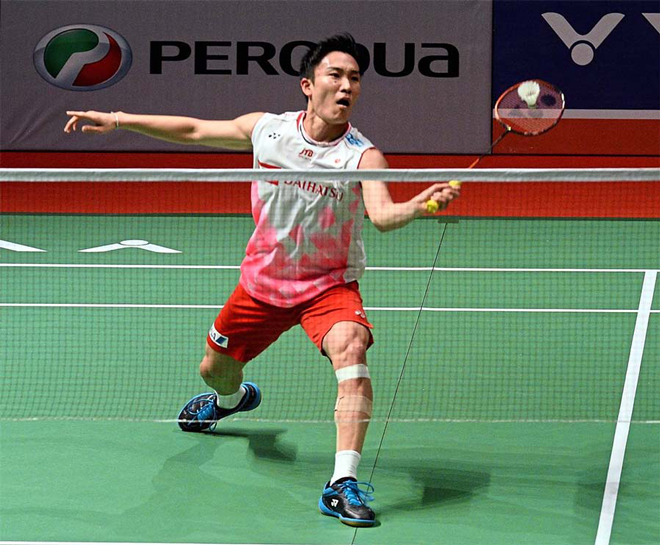 Kento Momota có chiến thắng không dễ tại vòng 1, cầu lông All England Open